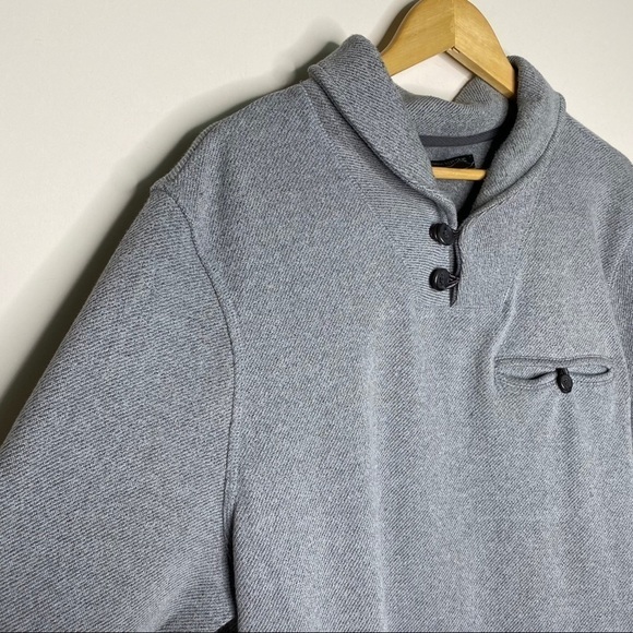 Banana Republic Shawl Collar Pullover Sweatshirt - Picture 5 of 8